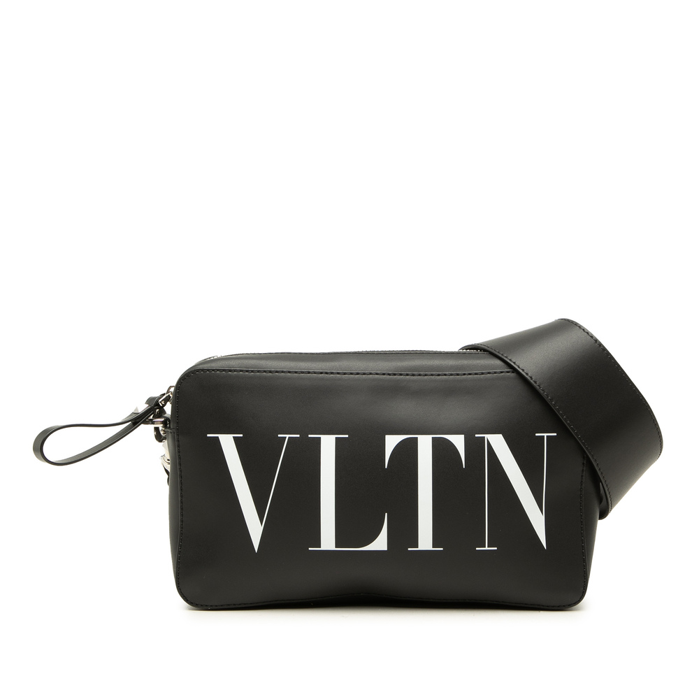 Pre-Loved Valentino Leather VLTN Crossbody